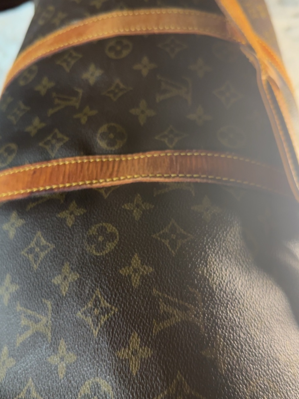 Louis Vuitton Monogram Canvas Duffel Bag in Brown and Tan - Picture 2 of 11